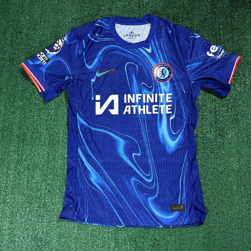 Mens 2024-25 Chelsea Player Issue Home Soccer Jersey Shirt Medium